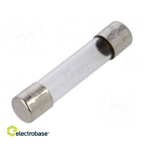 Fuse: fuse | quick blow | 250mA | 250VAC | glass | 6.3x32mm | brass | FSA