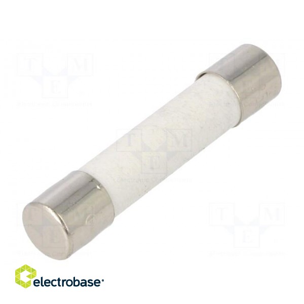 Fuse: fuse | quick blow | 25A | 250VAC | ceramic | 6.3x32mm | brass