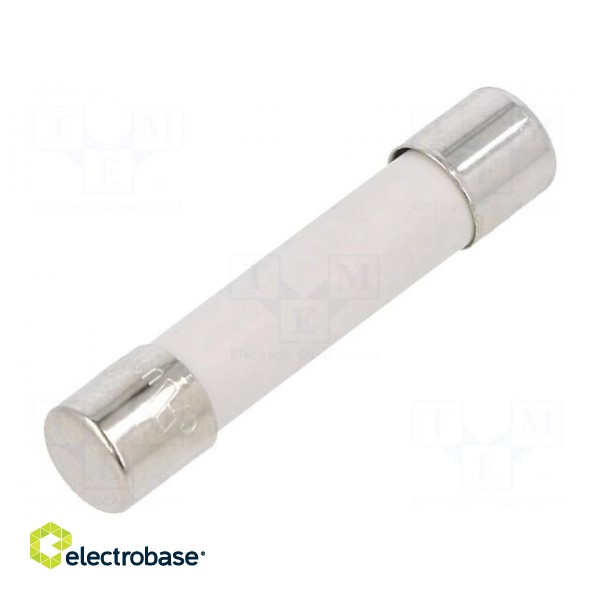Fuse: fuse | quick blow | 25A | 500VAC | ceramic,cylindrical | 6.3x32mm