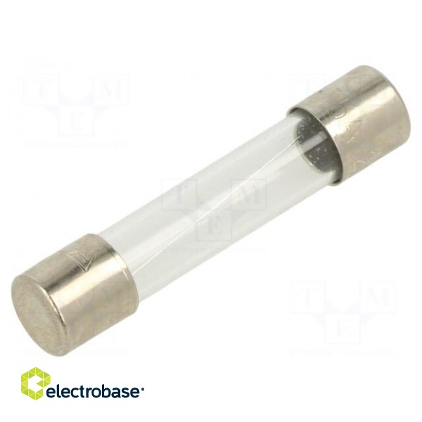 Fuse: fuse | quick blow | 3.15A | 250VAC | glass | 6.3x32mm | brass | FSA