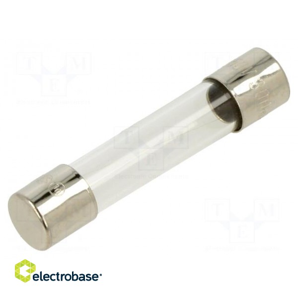 Fuse: fuse | quick blow | 300mA | 250VAC | glass | 6.3x32mm | brass | FSA