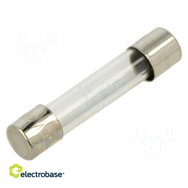 Fuse: fuse | quick blow | 30A | 32VAC | glass | 6.3x32mm | brass | FSA | bulk