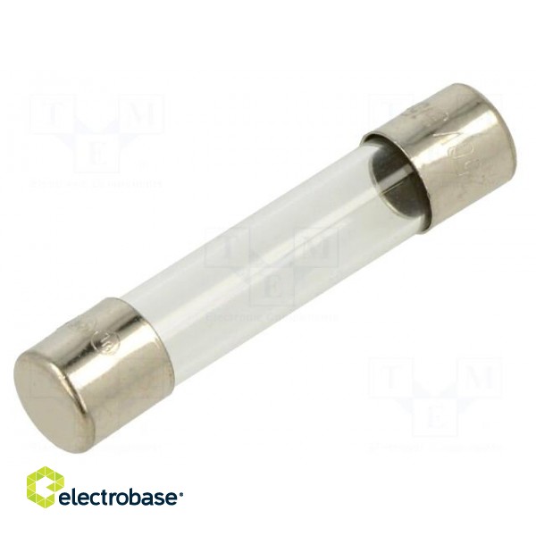 Fuse: fuse | quick blow | 315mA | 250VAC | glass | 6.3x32mm | brass | FSA
