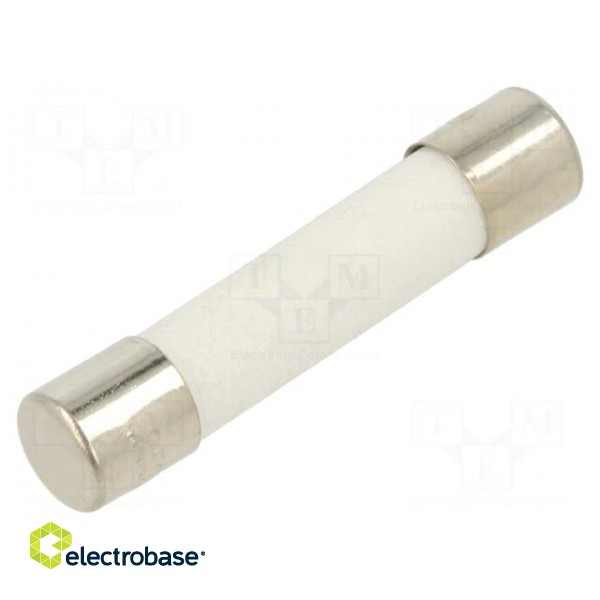 Fuse: fuse | quick blow | 350mA | 250VAC | ceramic | 6.3x32mm | brass
