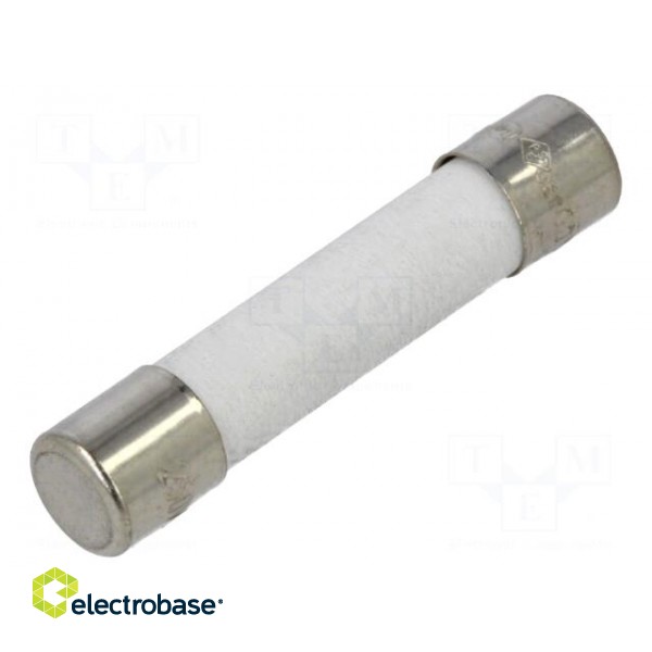 Fuse: fuse | quick blow | 3A | 250VAC | ceramic | 6.3x32mm | brass