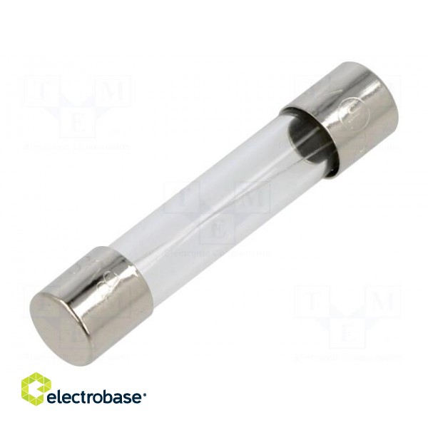 Fuse: fuse | quick blow | 4A | 250VAC | cylindrical,glass | 6.3x32mm