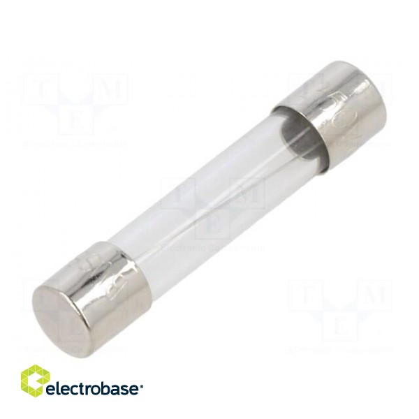 Fuse: fuse | quick blow | 7.5A | 250VAC | cylindrical,glass | 6.3x32mm