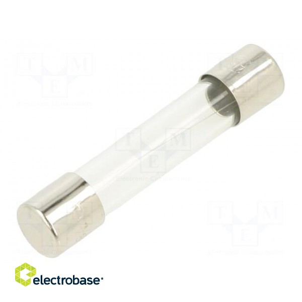 Fuse: fuse | quick blow | 800mA | 250VAC | cylindrical,glass | 6.3x32mm