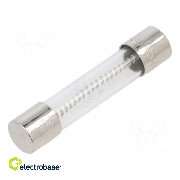 Fuse: fuse | time-lag | 3A | 250VAC | cylindrical,glass | 6.3x32mm | MDL