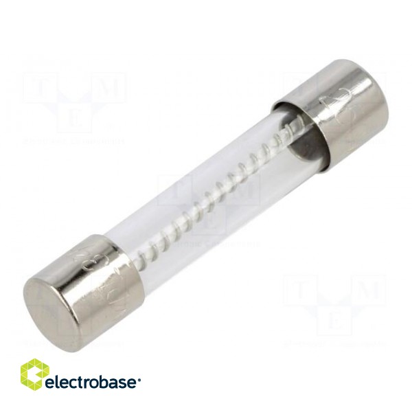 Fuse: fuse | time-lag | 3.2A | 250VAC | cylindrical,glass | 6.3x32mm