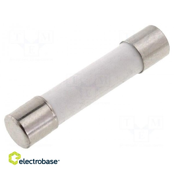 Fuse: fuse | quick blow | 10A | 500VAC | ceramic,cylindrical | 6.3x32mm