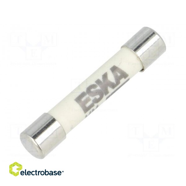 Fuse: fuse | ultra rapid | 125mA | 1kVAC | ceramic,cylindrical | brass