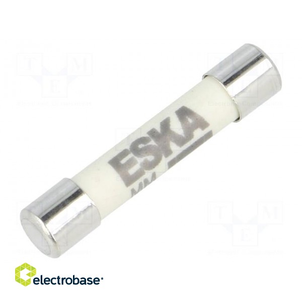 Fuse: fuse | ultra rapid | 2A | 1kVAC | ceramic,cylindrical | 6,3x32mm