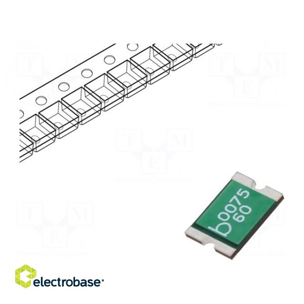 Fuse: PTC polymer | 0.75A | Imax: 100A | 0ZCF | 2920