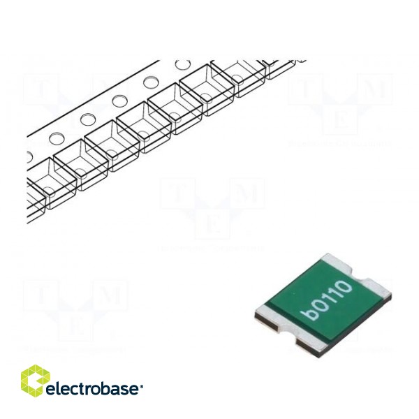 Fuse: PTC polymer | 1.1A | Imax: 100A | 0ZCF | 2920