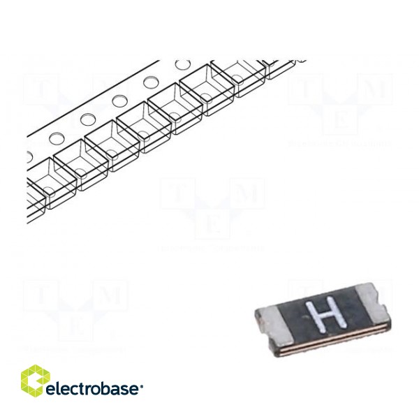 Fuse: PTC polymer | 1.1A | SMD | 1206L