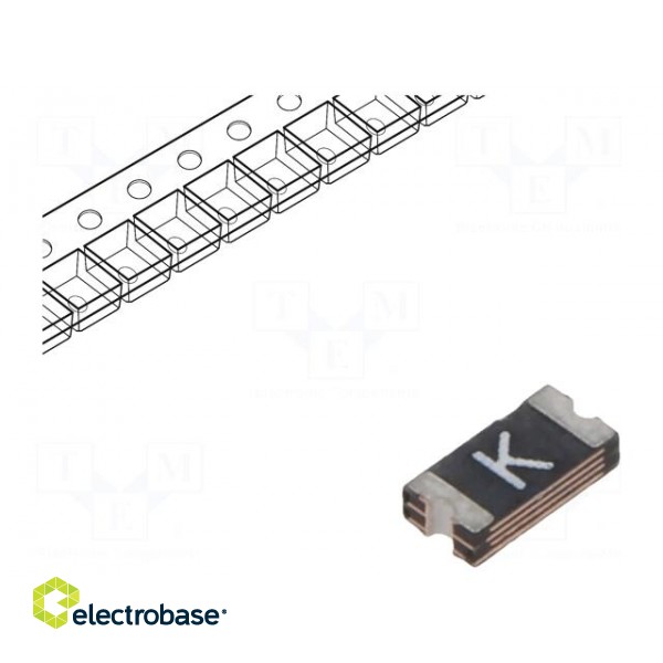 Fuse: PTC polymer | 1.5A | SMD | 1206L