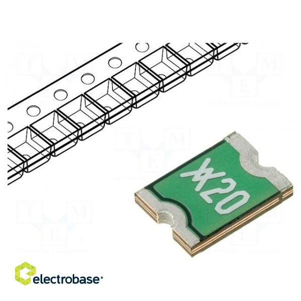 Fuse: PTC polymer | 2A | 1812 | Polyswitch