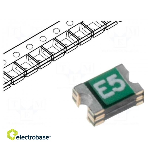 Fuse: PTC polymer | 500mA | 0805