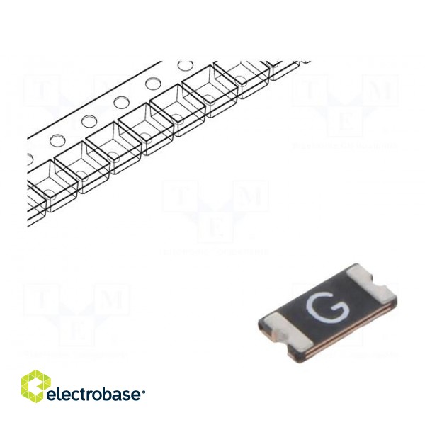 Fuse: PTC polymer | 750mA | SMD | 1206L