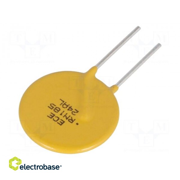 Fuse: PTC polymer | 1.85A | Ø0.81x7.6mm