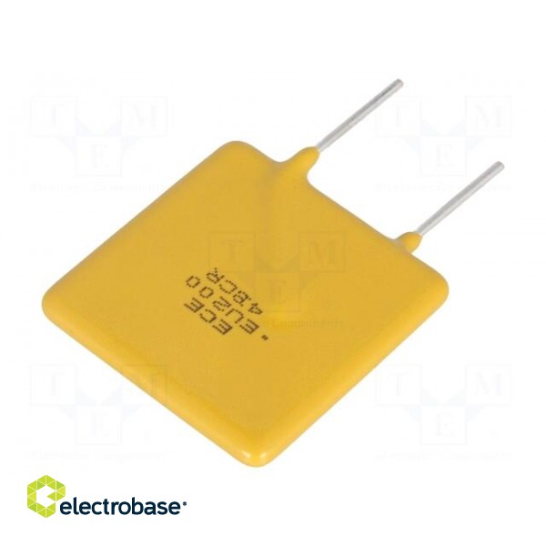 Fuse: PTC polymer | 2A | Ø0.81x7.6mm