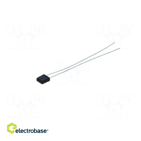 Fuse: thermal | 2A | 6x6,5x2,8mm | 125°C | len.55mm image 2