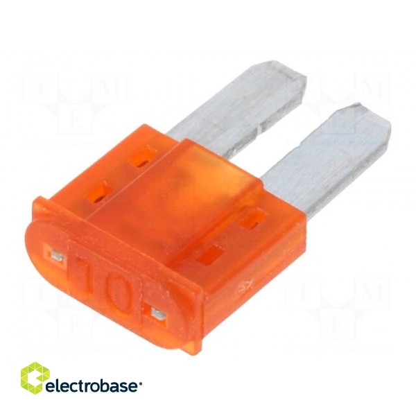 Fuse: fuse | 10A | 32VDC | automotive | 11mm | tin alloy | Indication: LED