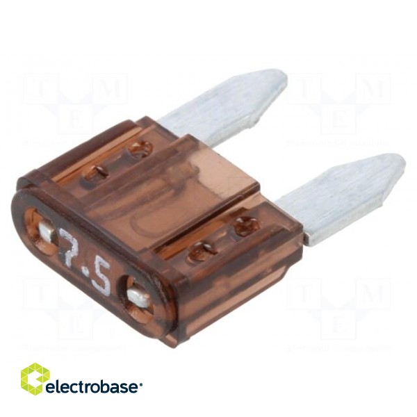 Fuse: fuse | 7.5A | 32VDC | automotive | 11mm | Mini
