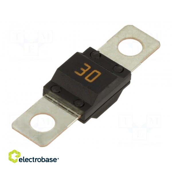 Fuse: fuse | 30A | 32VDC | M5 screw | automotive | 41mm | copper | MIDI