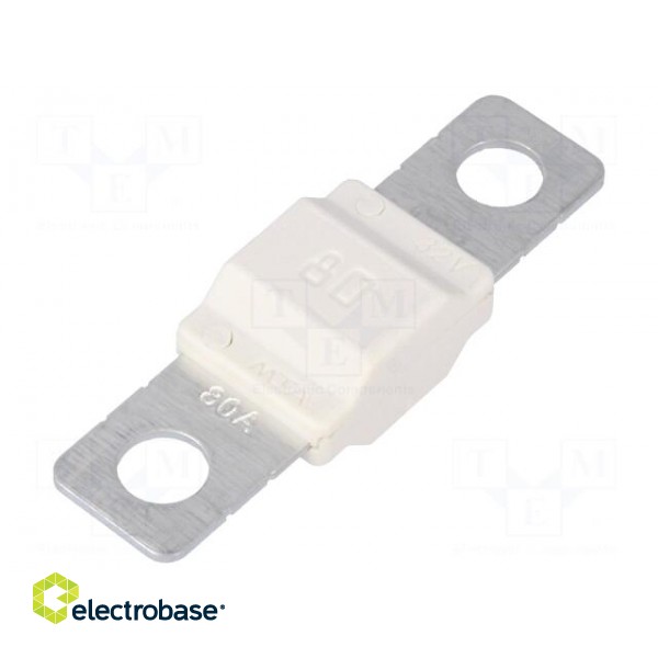 Fuse: fuse | 80A | 32V | automotive | 40mm | MIDIVAL | Mounting: M5 screw