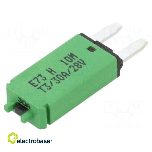 Fuse: thermal | 30A | 12VDC | automotive | 12.45mm | E73