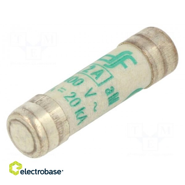 Fuse: fuse | aM | 2A | 400VAC | ceramic,cylindrical,industrial | 8x31mm