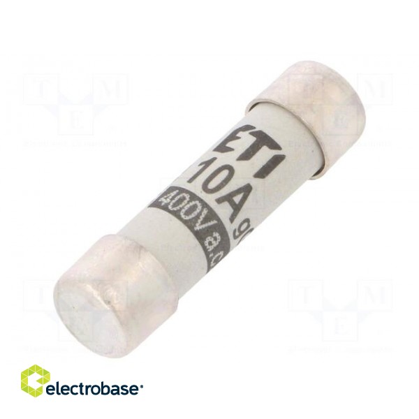 Fuse: fuse | gG | 10A | 400VAC | cylindrical,industrial | 8x31mm