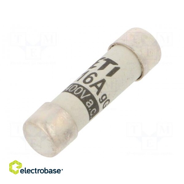 Fuse: fuse | gG | 16A | 400VAC | cylindrical,industrial | 8x31mm
