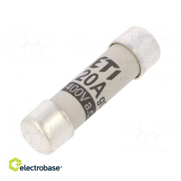 Fuse: fuse | gG | 20A | 400VAC | cylindrical,industrial | 8x31mm