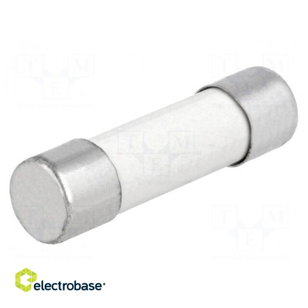 Fuse: fuse | 6A | 500VAC | ceramic,cylindrical,industrial | 10.3x38mm