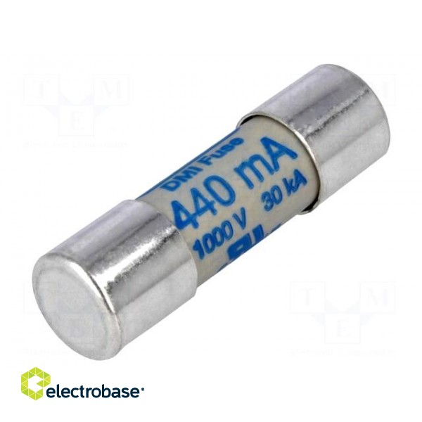 Fuse: fuse | aR | 0.44A | 1kVAC | 1kVDC | 10x35mm | URZ