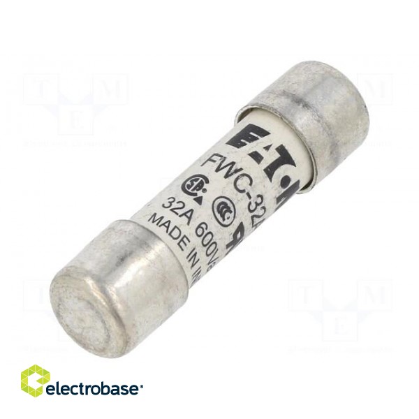 Fuse: fuse | aR | 32A | 600VAC | ceramic,cylindrical,industrial