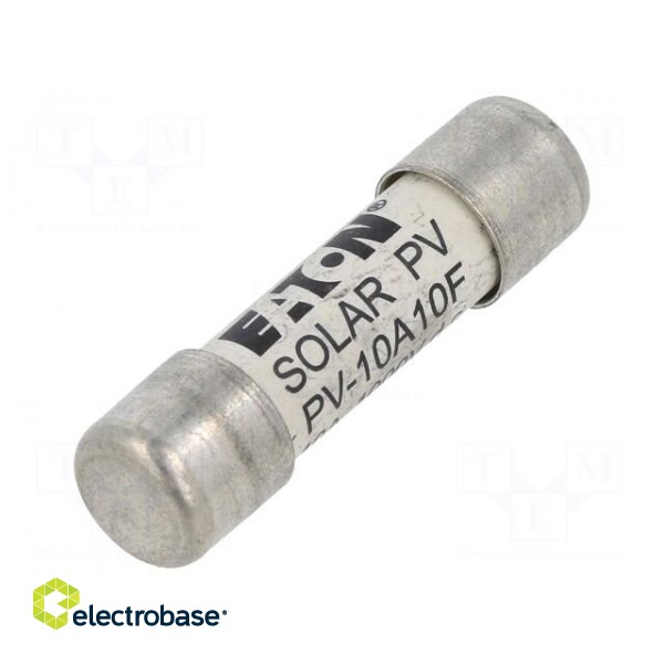 Fuse: fuse | gPV | 10A | 1kVDC | ceramic,cylindrical,industrial