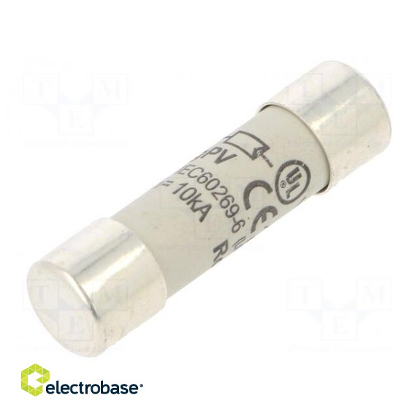 Fuse: fuse | gPV | 14A | 1000VDC | cylindrical | 10,3x38mm