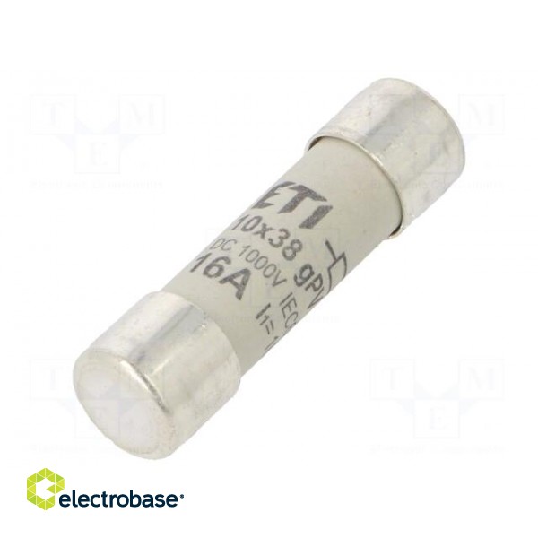 Fuse: fuse | gPV | 16A | 1000VDC | cylindrical | 10.3x38mm