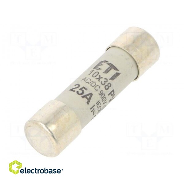 Fuse: fuse | gPV | 25A | 1000VDC | cylindrical | 10.3x38mm