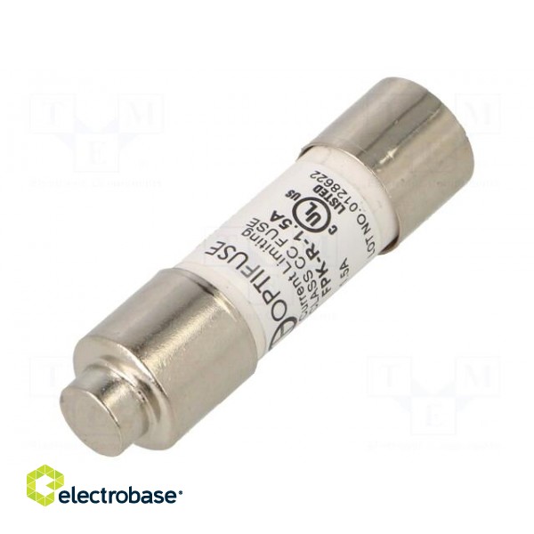 Fuse: fuse | quick blow | 1.5A | 600VAC | 600VDC | 10.4x38.1mm