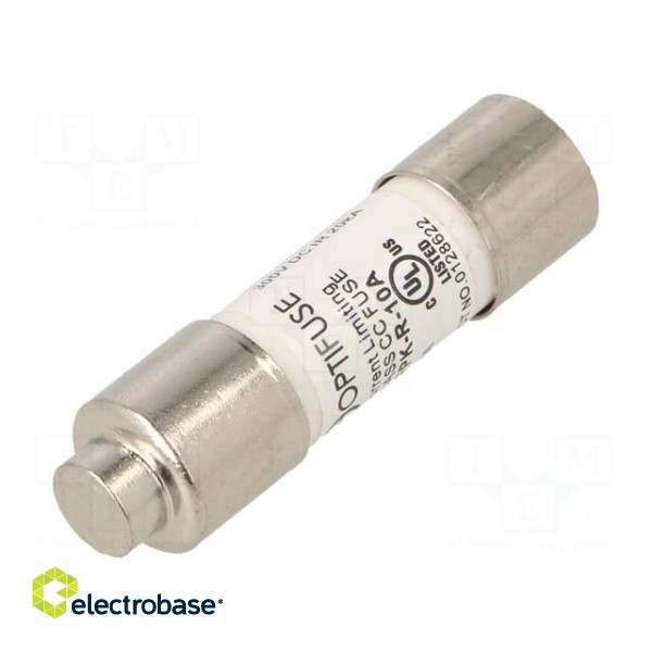 Fuse: fuse | quick blow | 10A | 600VAC | 600VDC | 10.4x38.1mm