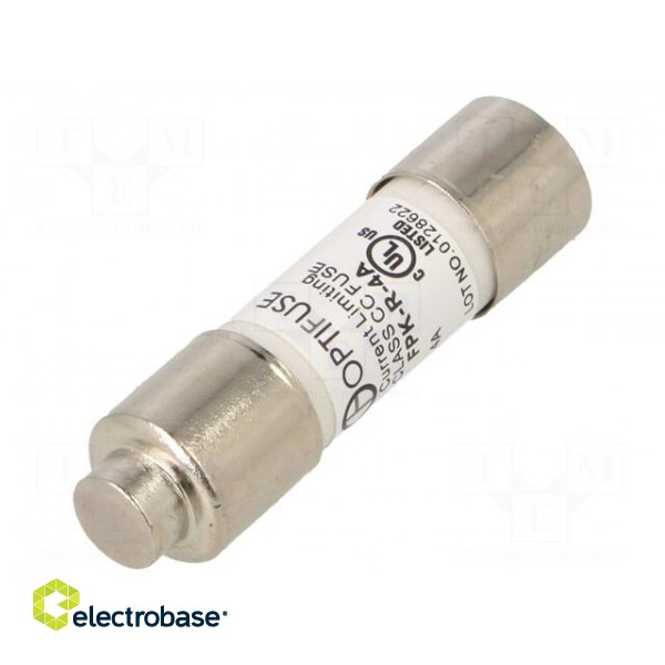 Fuse: fuse | quick blow | 4A | 600VAC | 600VDC | cylindrical,industrial