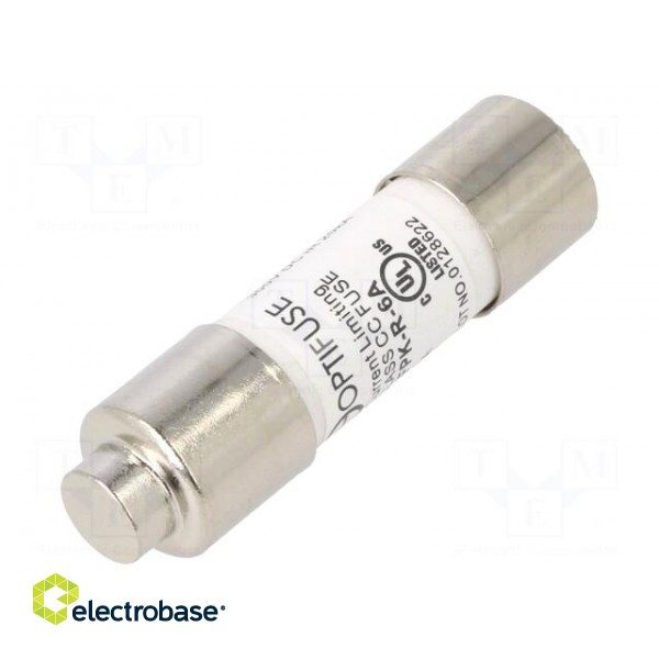 Fuse: fuse | quick blow | 6A | 600VAC | 600VDC | cylindrical,industrial