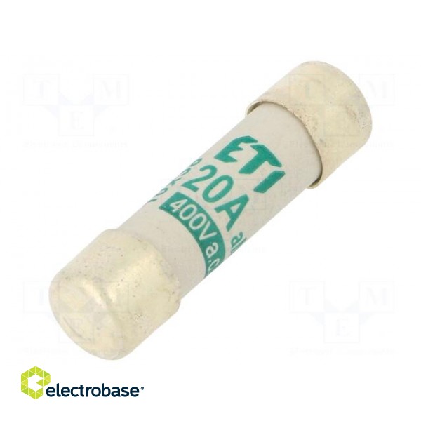 Fuse: fuse | aM | 20A | 400VAC | cylindrical | 10,3x38mm