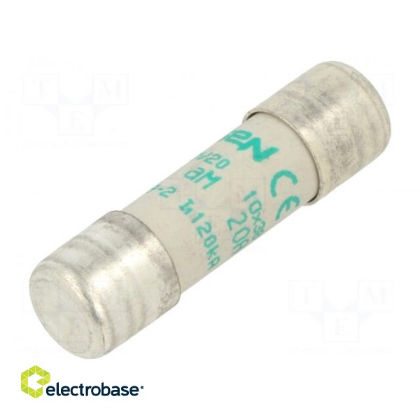 Fuse: fuse | aM,time-lag | 20A | 500VAC | 10x38mm