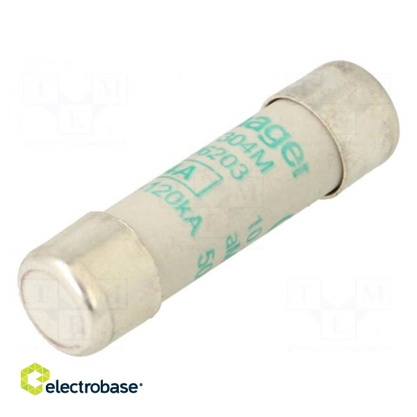 Fuse: fuse | aM,time-lag | 4A | 500VAC | cylindrical,industrial